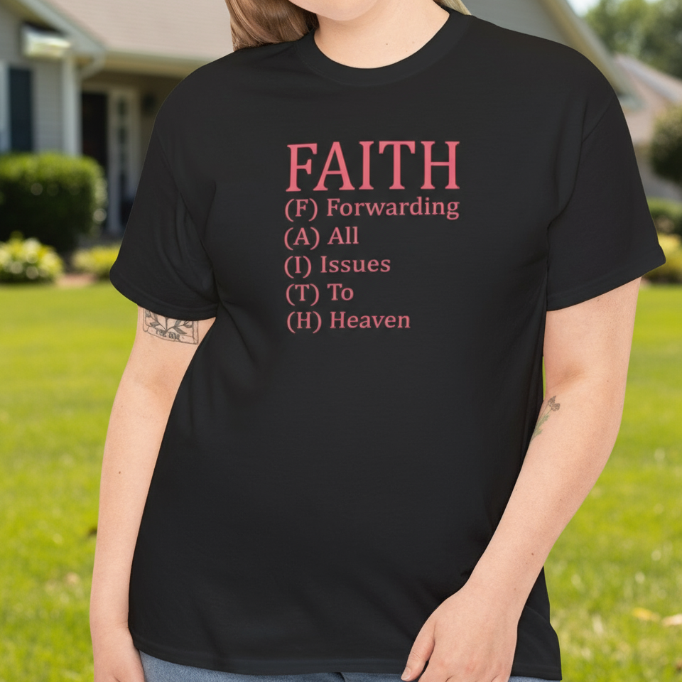 Forwarding All Issues to Heaven Tee - Kim’s Signature Beauty & Accessories