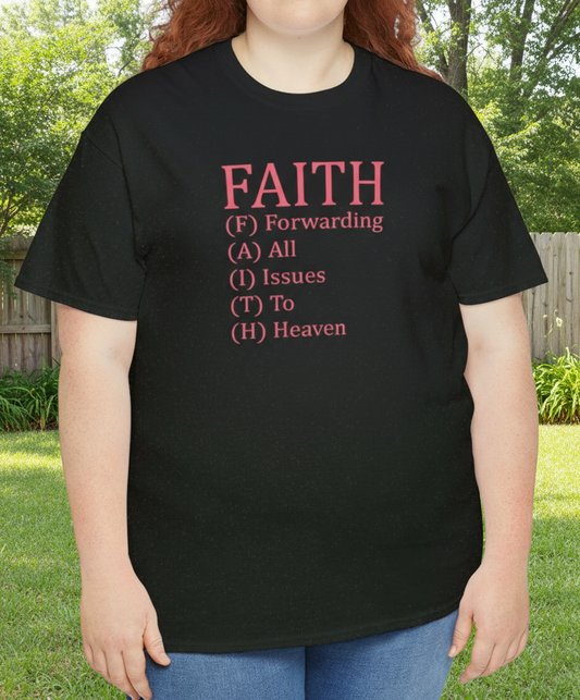 Forwarding All Issues to Heaven Tee - Kim’s Signature Beauty & Accessories    