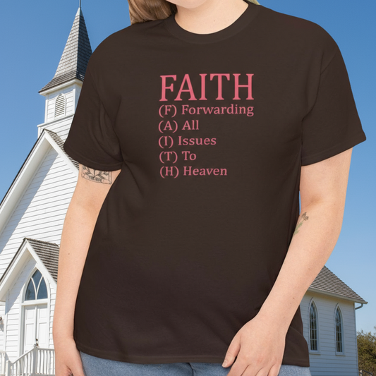 Forwarding All Issues to Heaven Tee - Kim’s Signature Beauty & Accessories    