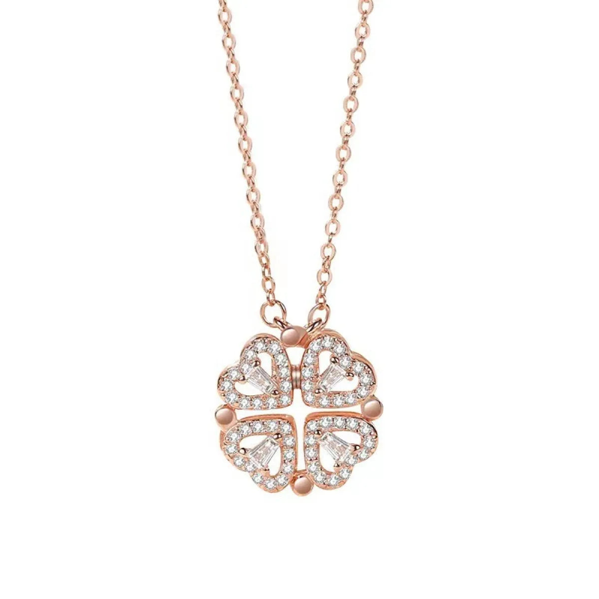 Four-Leaf Clover Double-Wear Necklace - Kim’s Signature Beauty & Accessories    