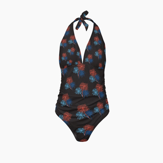 Fourth Explosion | Women's One-Piece Swimsuit - Kim’s Signature Beauty & Accessories    