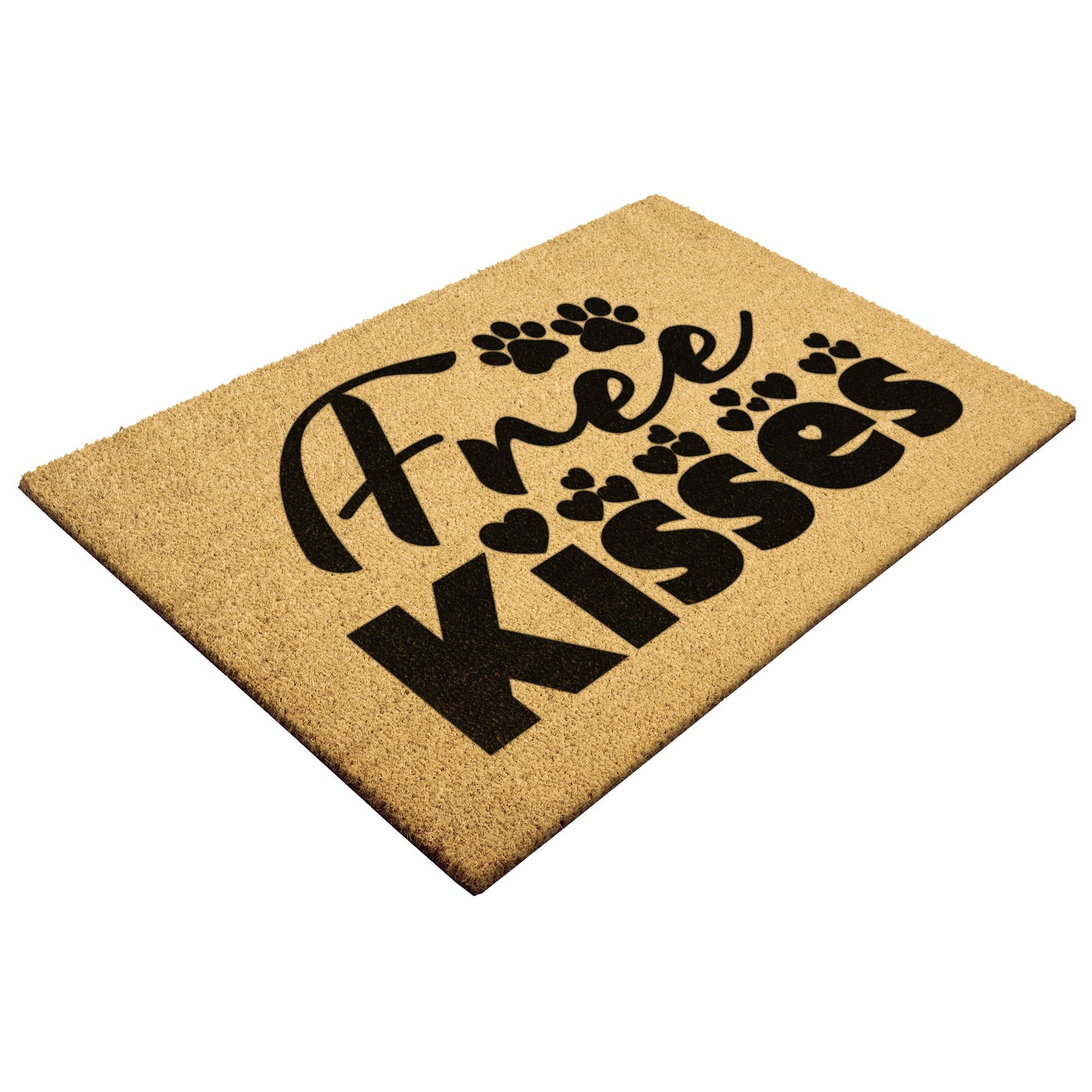 Free Dog Kisses | Door Mat - Kim’s Signature Beauty & Accessories    