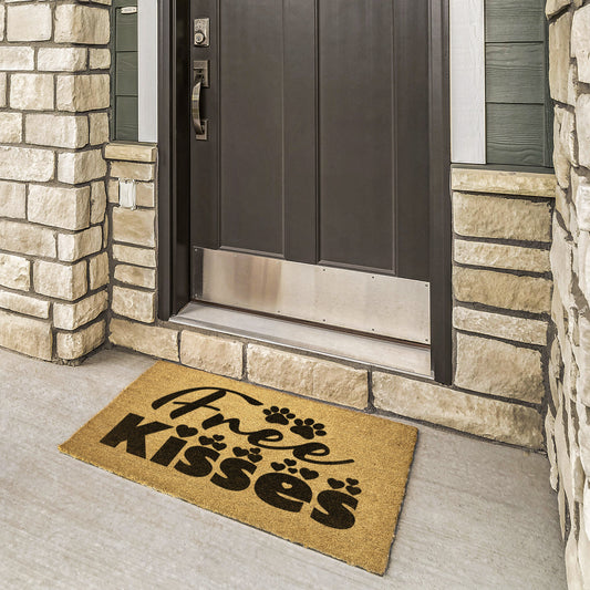 Free Dog Kisses | Door Mat - Kim’s Signature Beauty & Accessories    