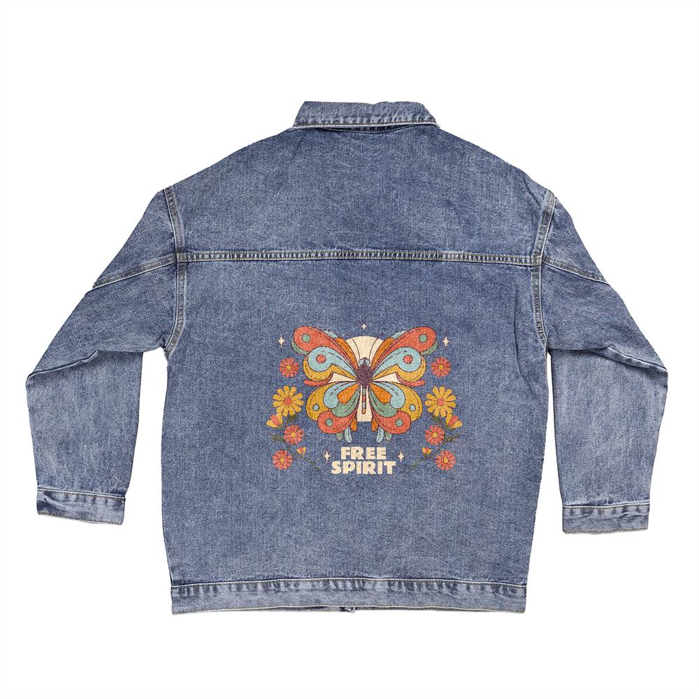 Free Spirit Jean Jacket - Kim’s Signature Beauty & Accessories    