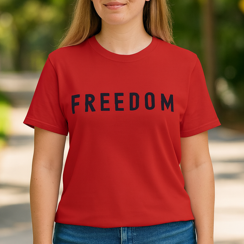 Freedom Patriotic Tee - Kim’s Signature Beauty & Accessories