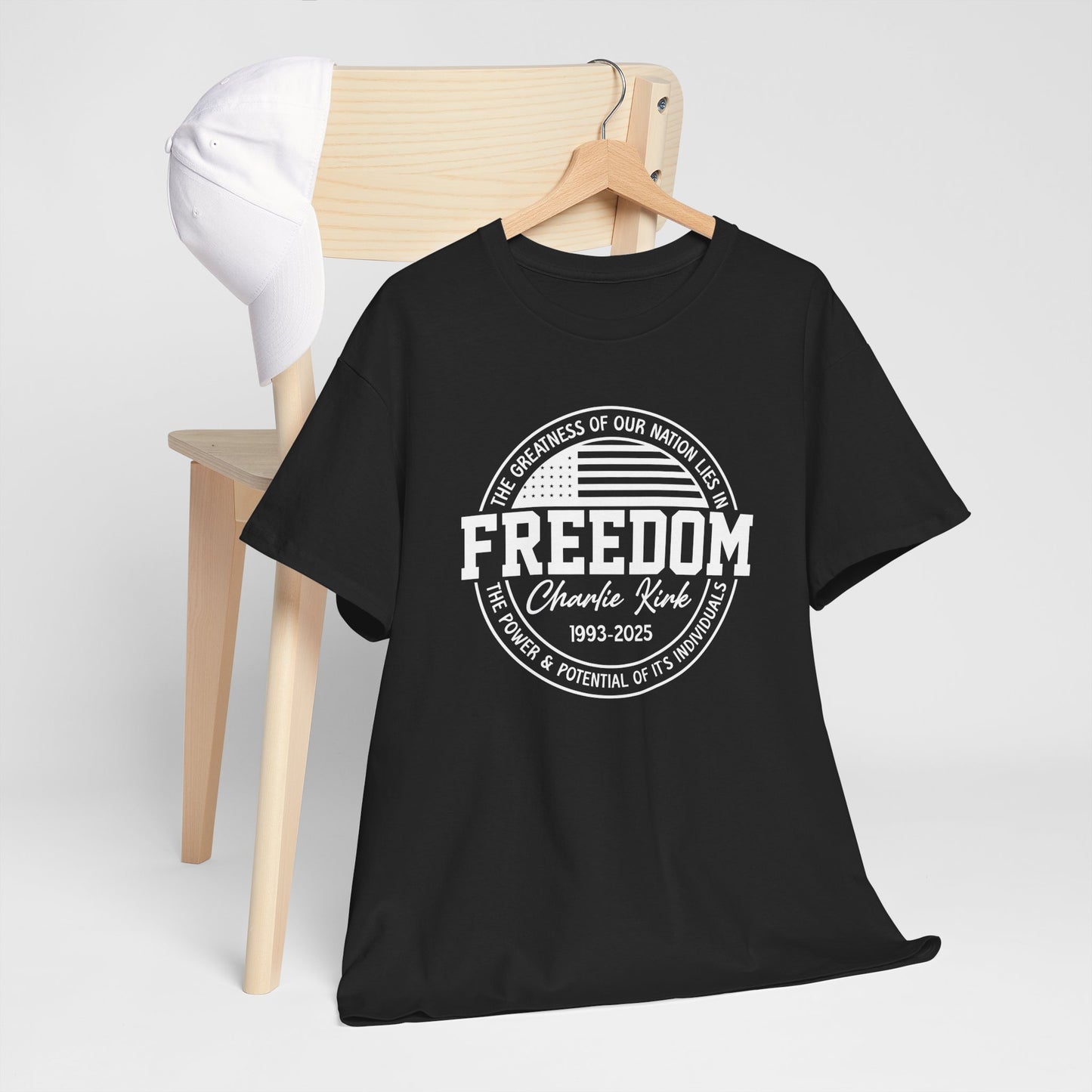 Freedom Unisex Cotton Tee | Inspirational Shirt - Kim’s Signature Beauty & Accessories    