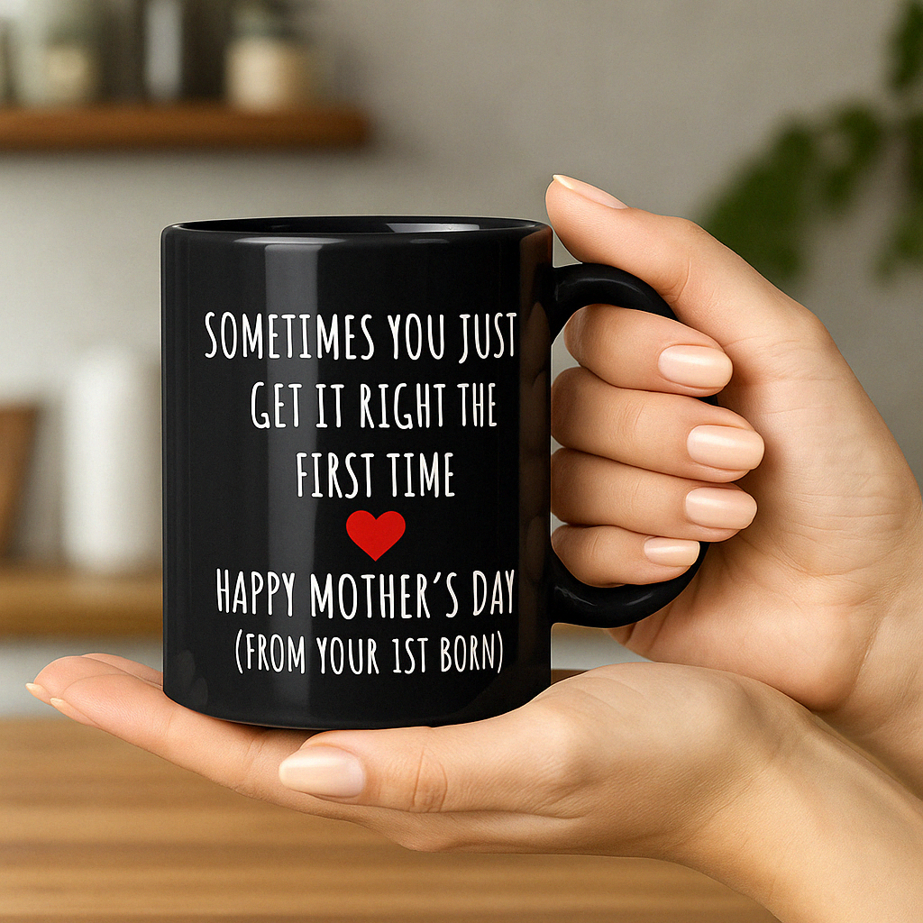 From your Firstborn Mother's Day Mug – You Got It Right the First Time - Kim’s Signature Beauty & Accessories    