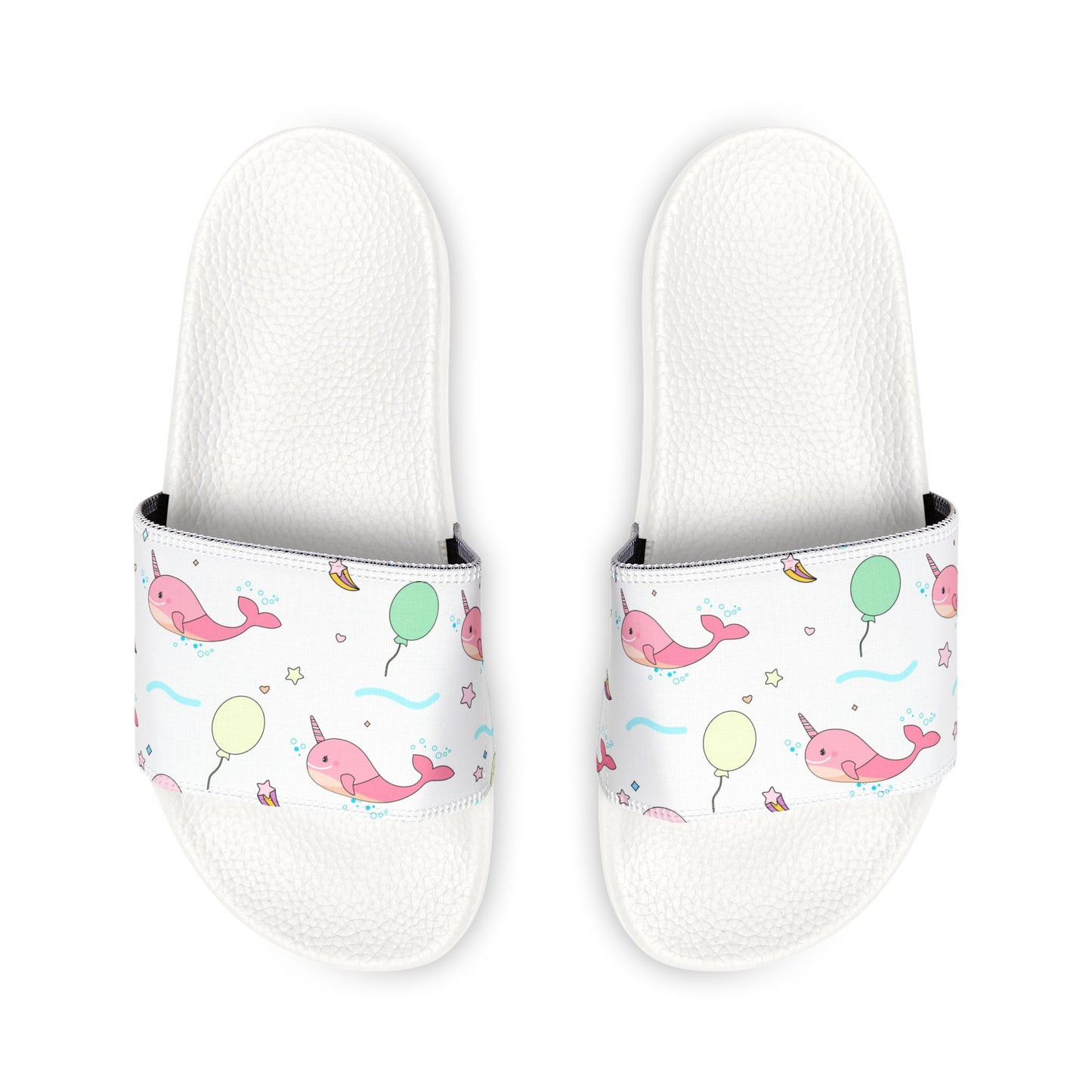 Fun Youth Narwhal Sandals with Removable Straps - Perfect Summer Footwear - Kim’s Signature Beauty & Accessories    
