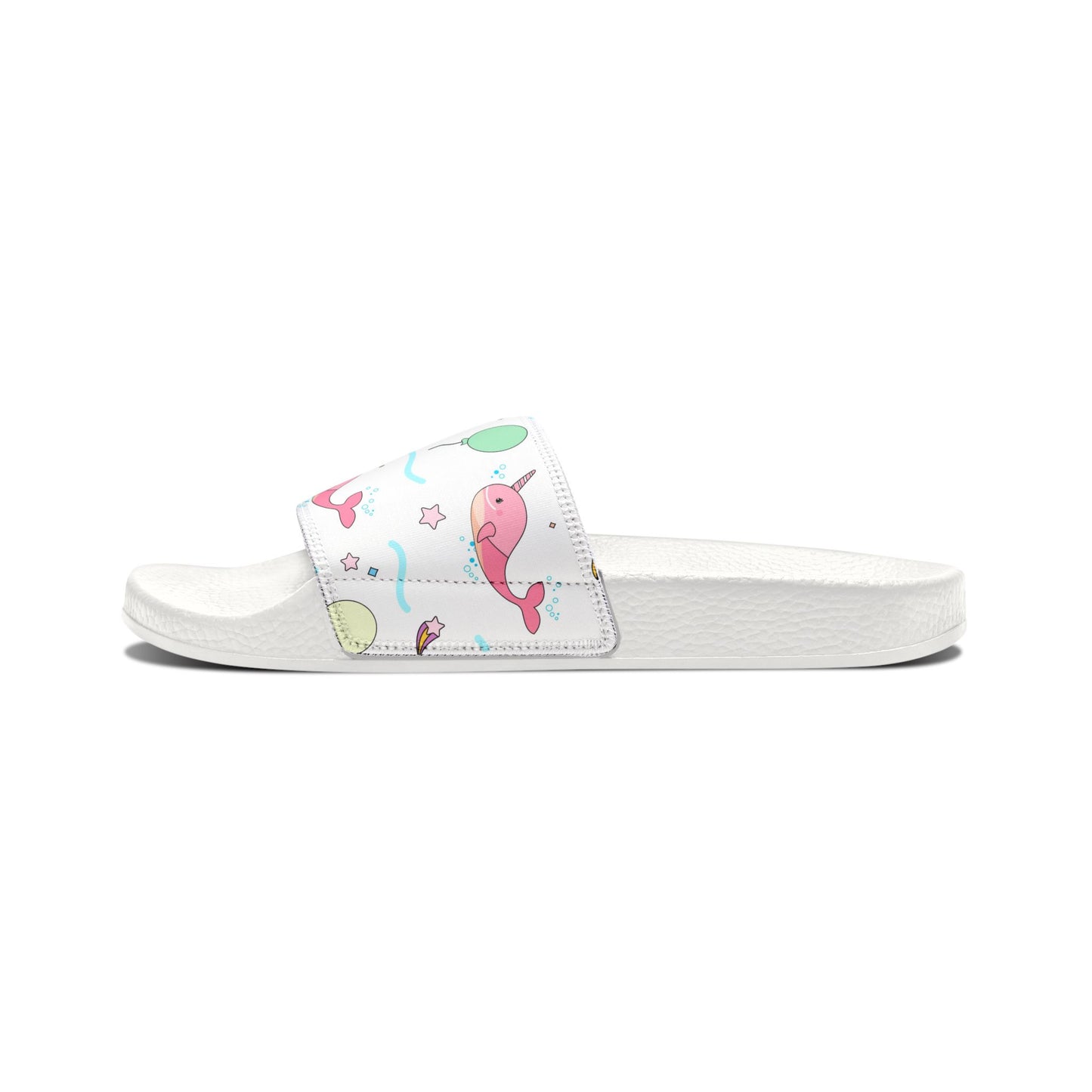 Fun Youth Narwhal Sandals with Removable Straps - Perfect Summer Footwear - Kim’s Signature Beauty & Accessories    