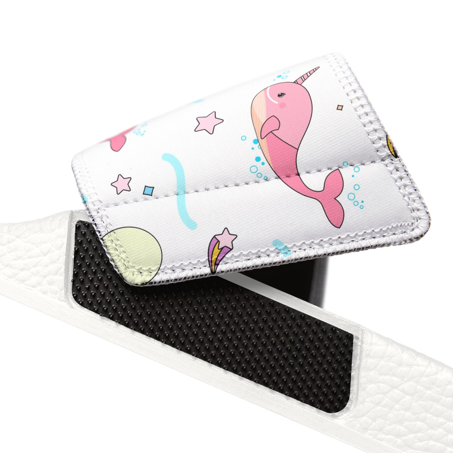 Fun Youth Narwhal Sandals with Removable Straps - Perfect Summer Footwear - Kim’s Signature Beauty & Accessories    