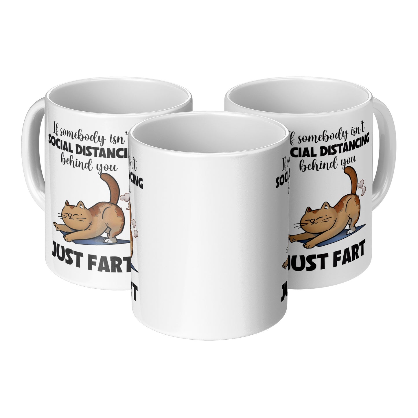 Funny Cat Mug – Just Act, Cat Style - Kim’s Signature Beauty & Accessories    