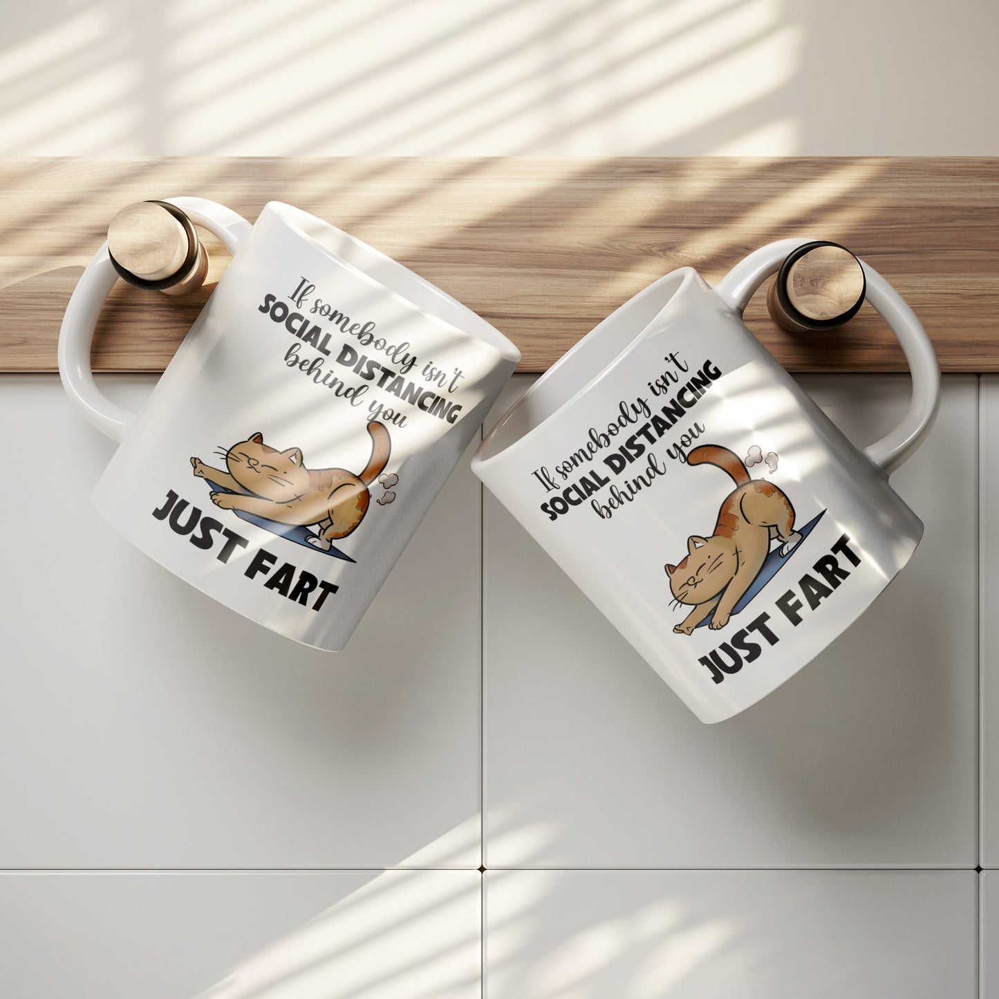 Funny Cat Mug – Just Act, Cat Style - Kim’s Signature Beauty & Accessories    