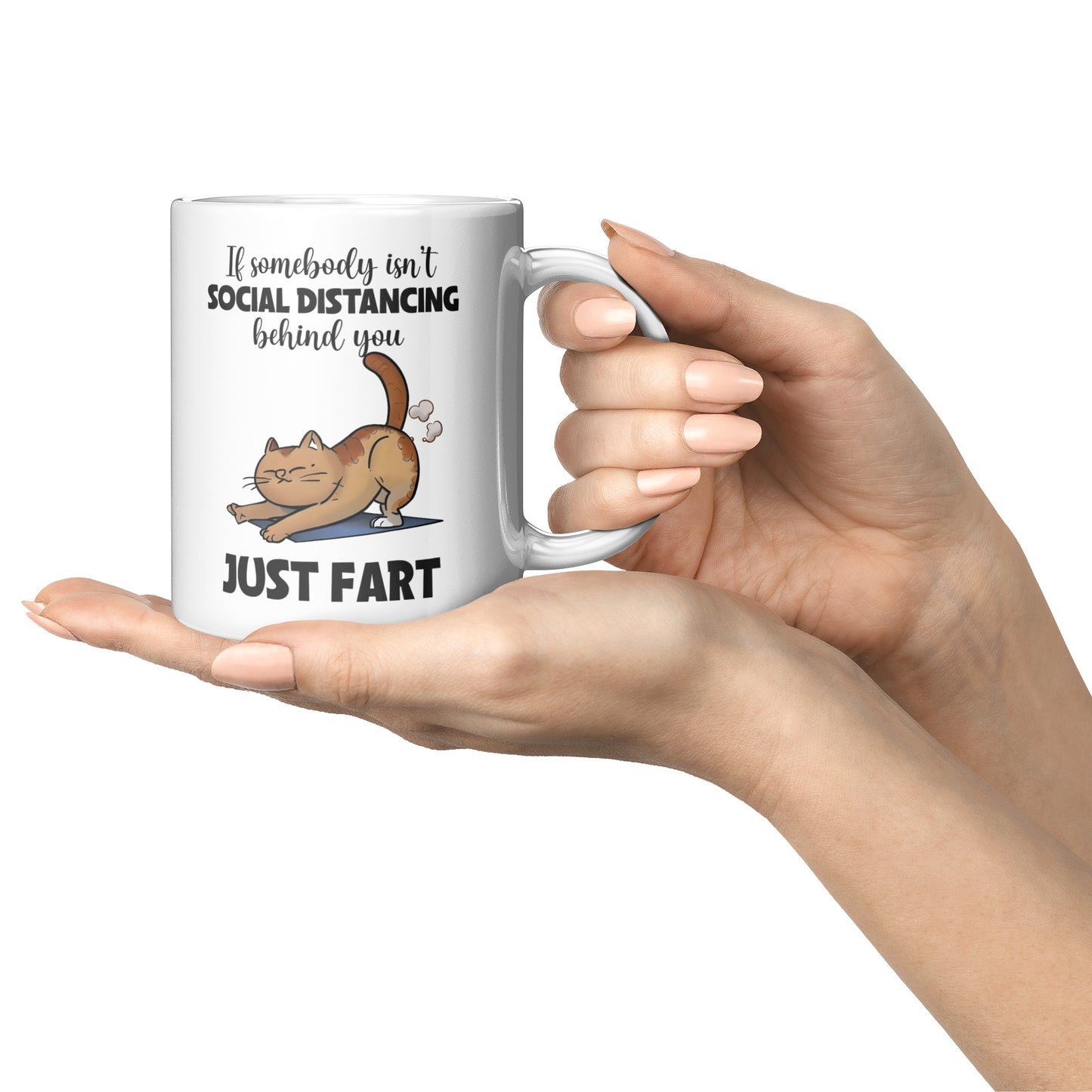 Funny Cat Mug – Just Act, Cat Style - Kim’s Signature Beauty & Accessories    