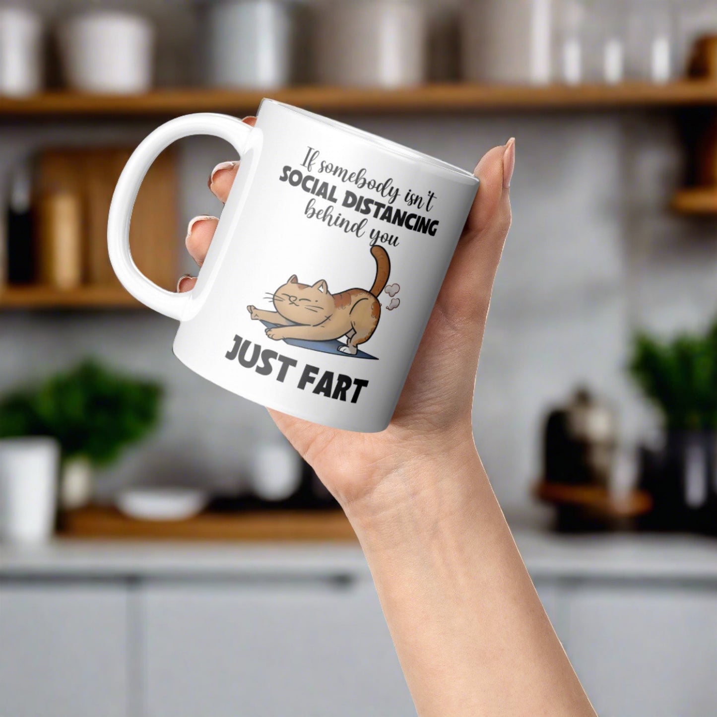 Funny Cat Mug – Just Act, Cat Style - Kim’s Signature Beauty & Accessories    