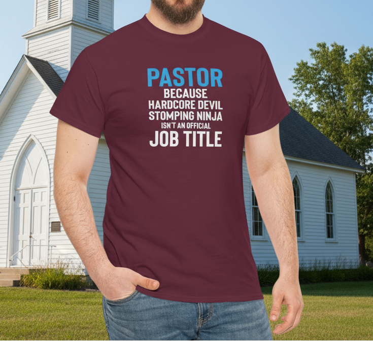 Funny Pastor Gift T-Shirt | Job Title Tee - Kim’s Signature Beauty & Accessories