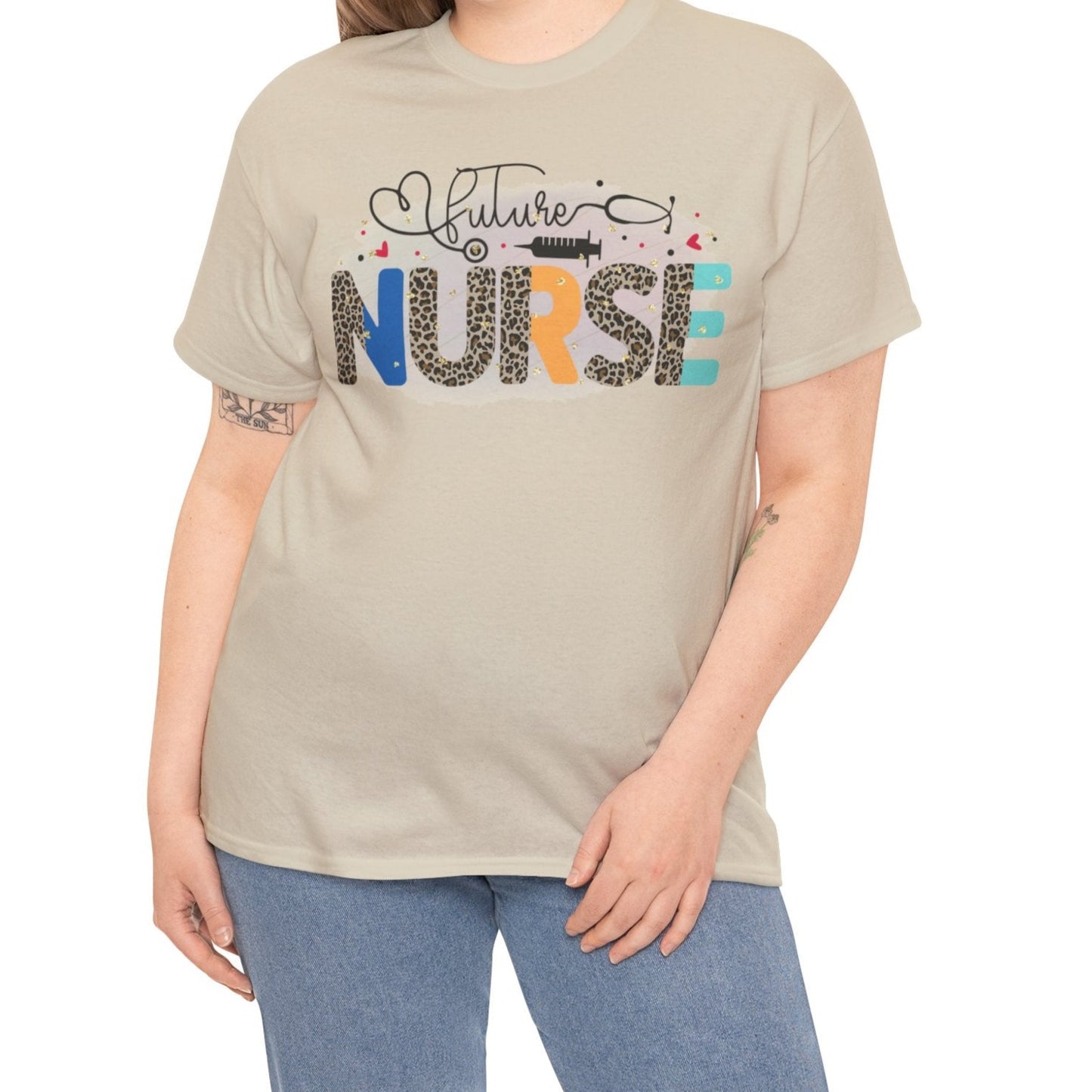 Future Nurse Leopard Print T-Shirt – Bold Dreams, Big Heart - Kim’s Signature Beauty & Accessories    