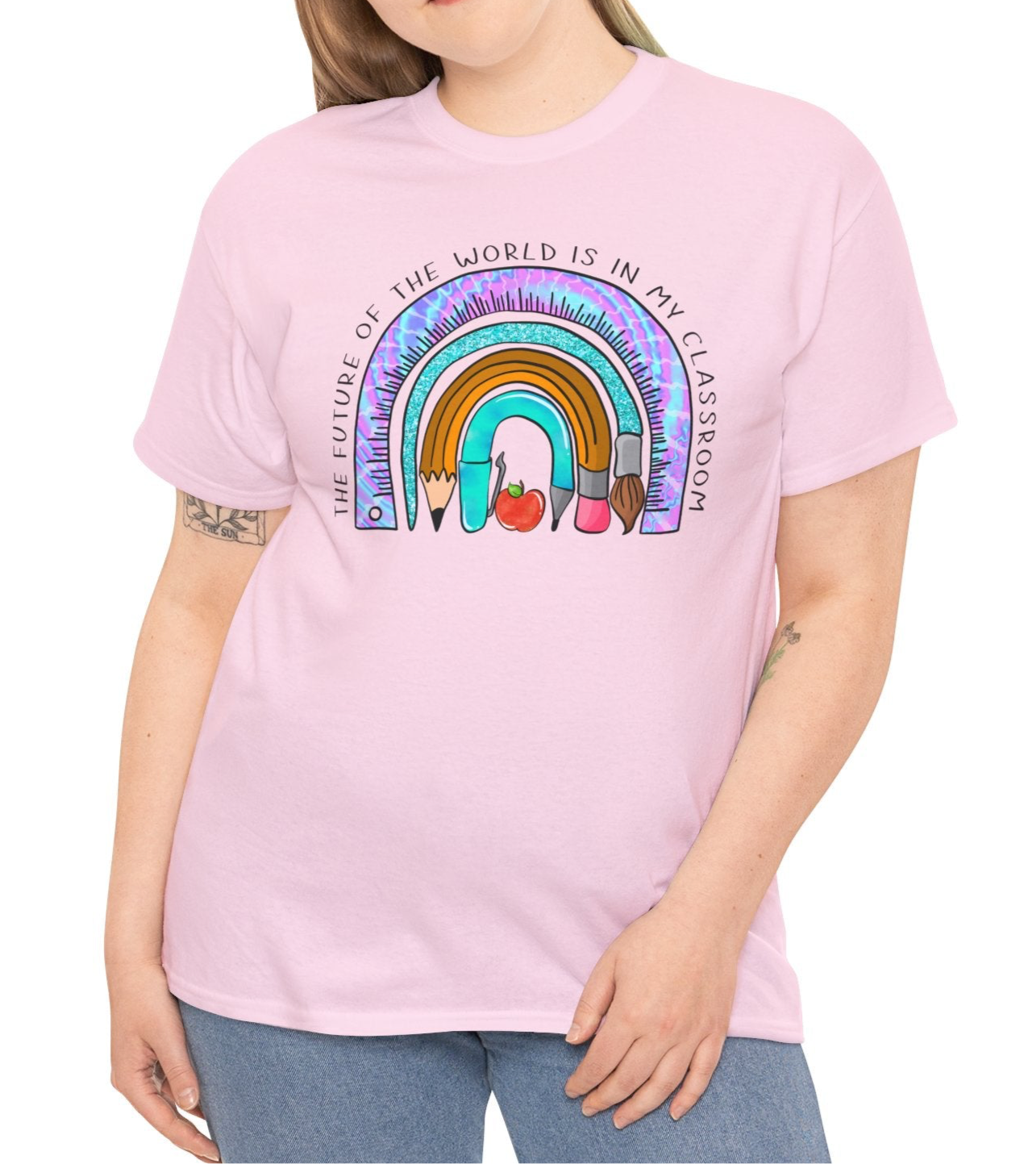 Future of the World Is in My Classroom – Teacher Tee - Kim’s Signature Beauty & Accessories    