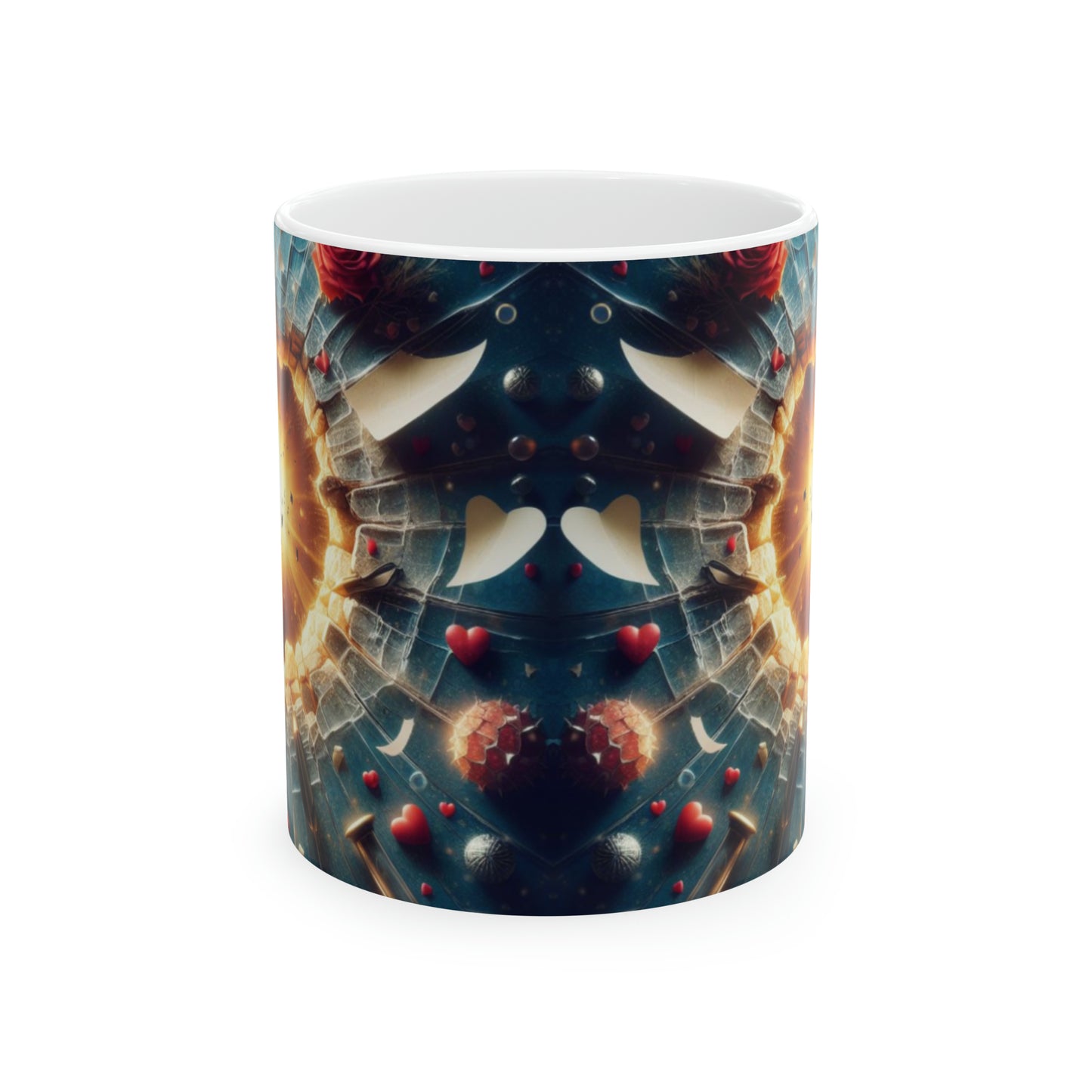Galactic Love – 3D Hearts in Space Mug - Kim’s Signature Beauty & Accessories    
