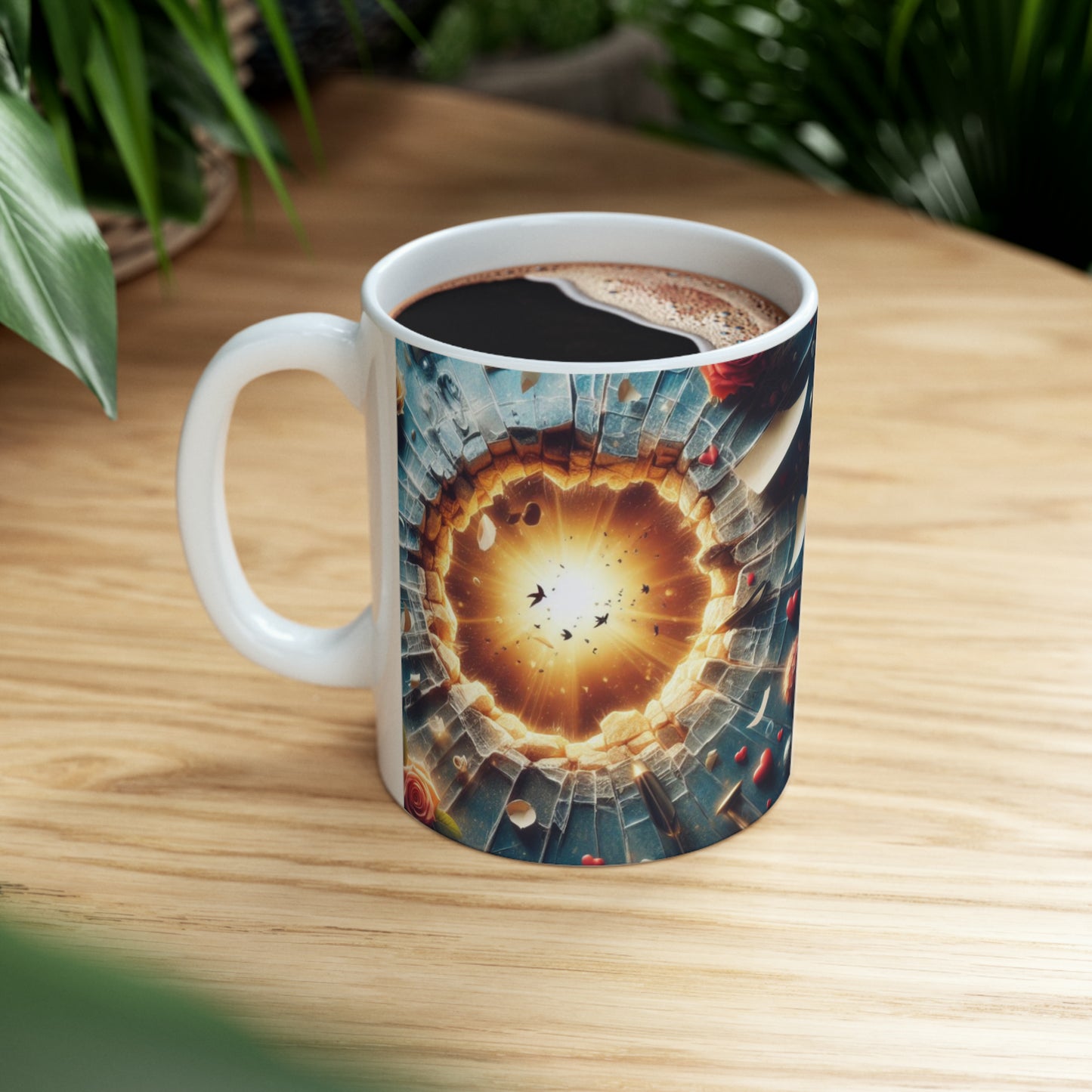 Galactic Love – 3D Hearts in Space Mug - Kim’s Signature Beauty & Accessories    