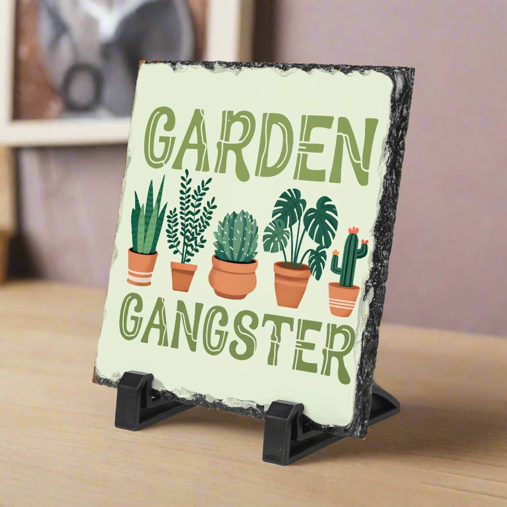 Garden Gangster Succulent Plant Plaque - Kim’s Signature Beauty & Accessories    