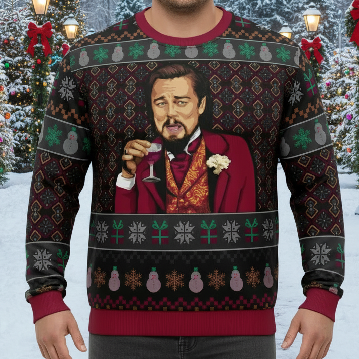 Leonardo Dicaprio Ugly Christmas Sweater