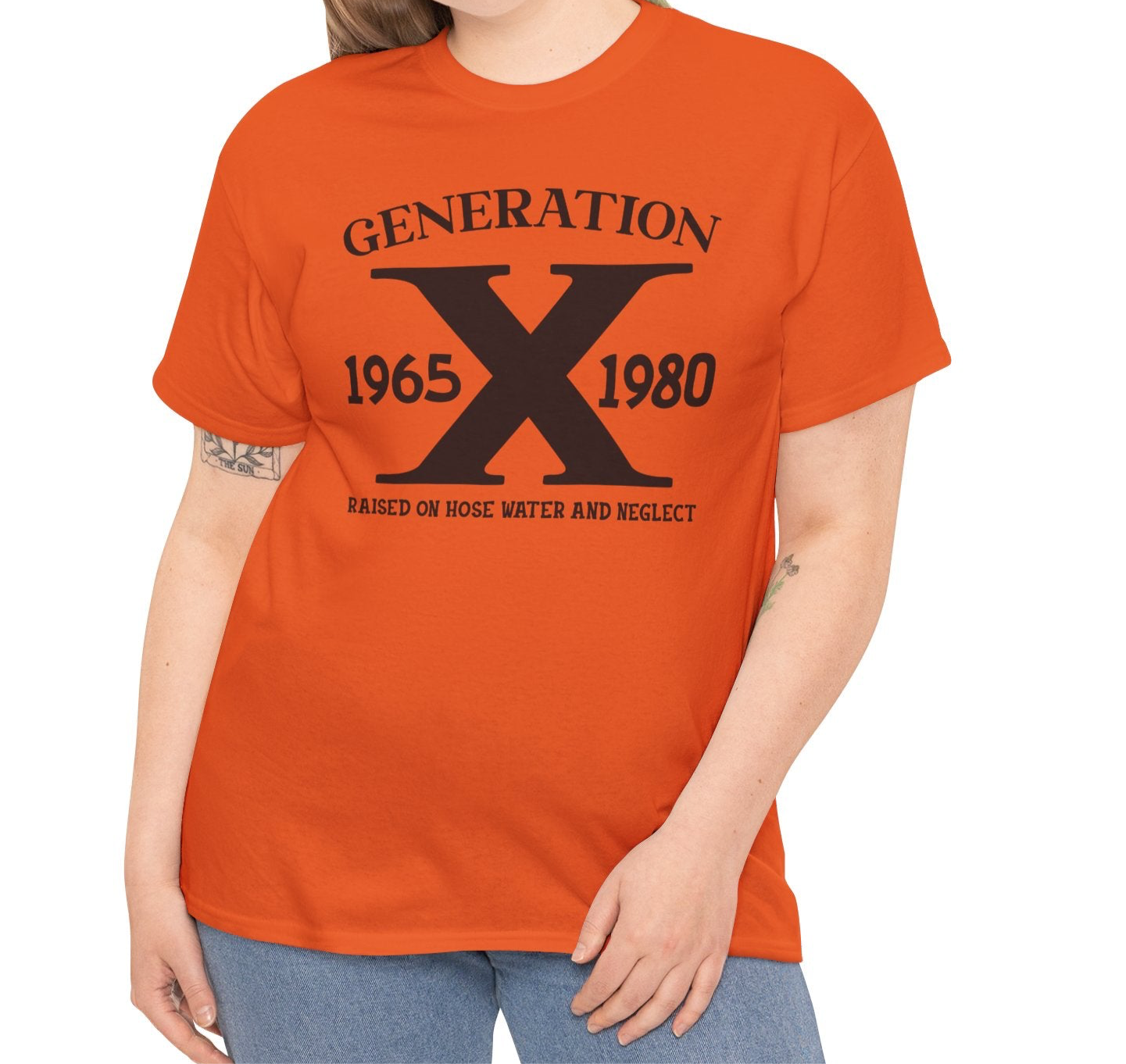 Generation X T-Shirt – Raised on Hose Water & Neglect (1965–1980 - Kim’s Signature Beauty & Accessories    