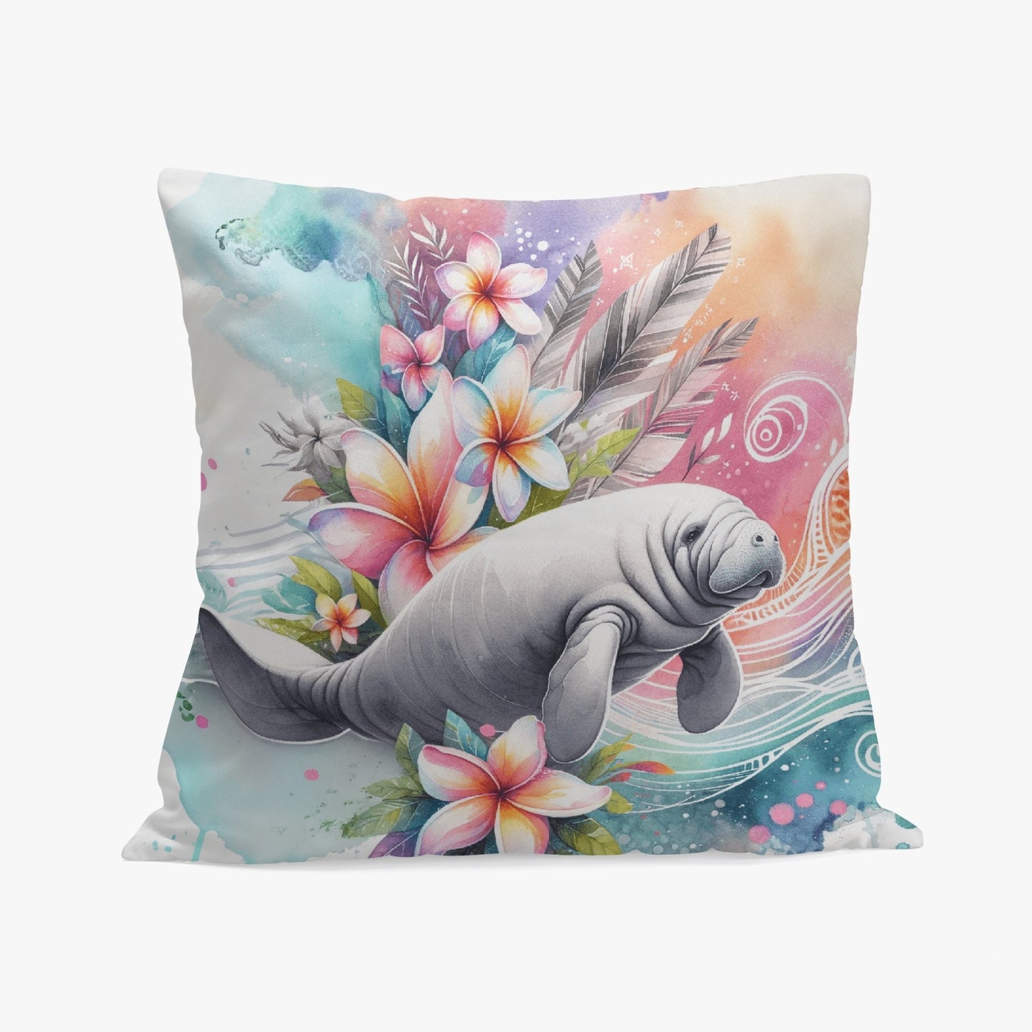 Gentle Manatee Undersea Pillow Cover - Kim’s Signature Beauty & Accessories    