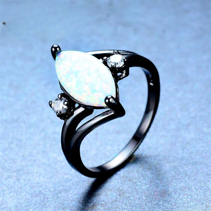 Geometric Ring Black Gold Filled Jewelry - Kim’s Signature Beauty & Accessories    