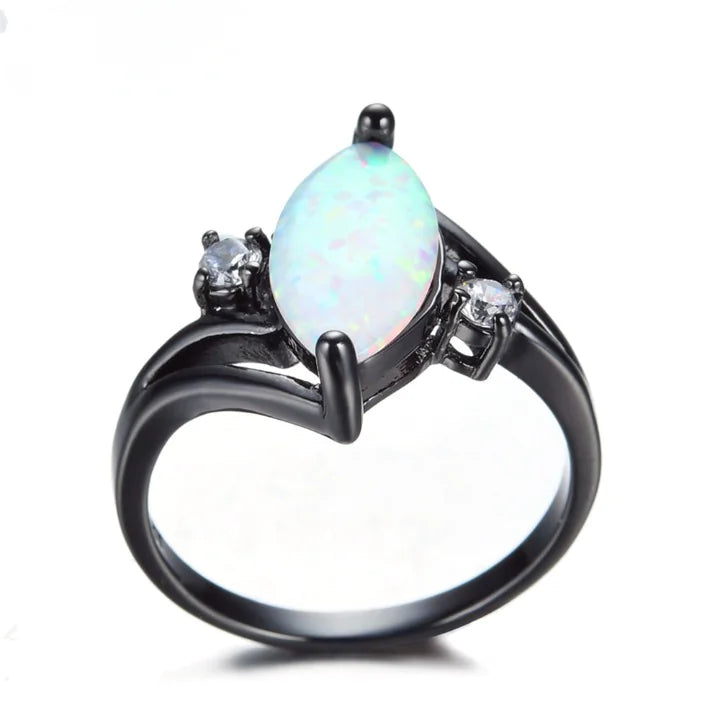 Geometric Ring Black Gold Filled Jewelry - Kim’s Signature Beauty & Accessories    