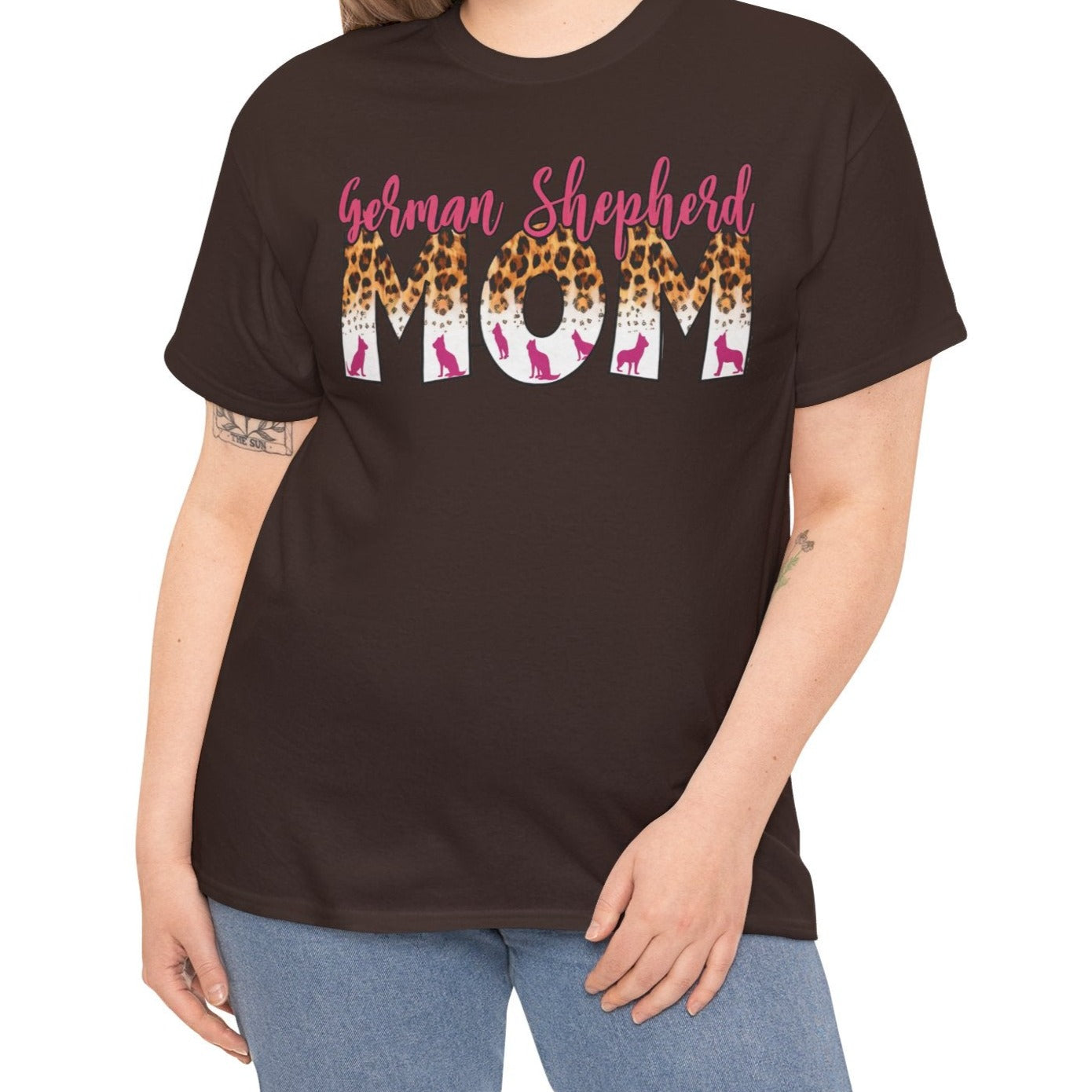 German Shepherd Mom | Cotton Tee - Kim’s Signature Beauty & Accessories    