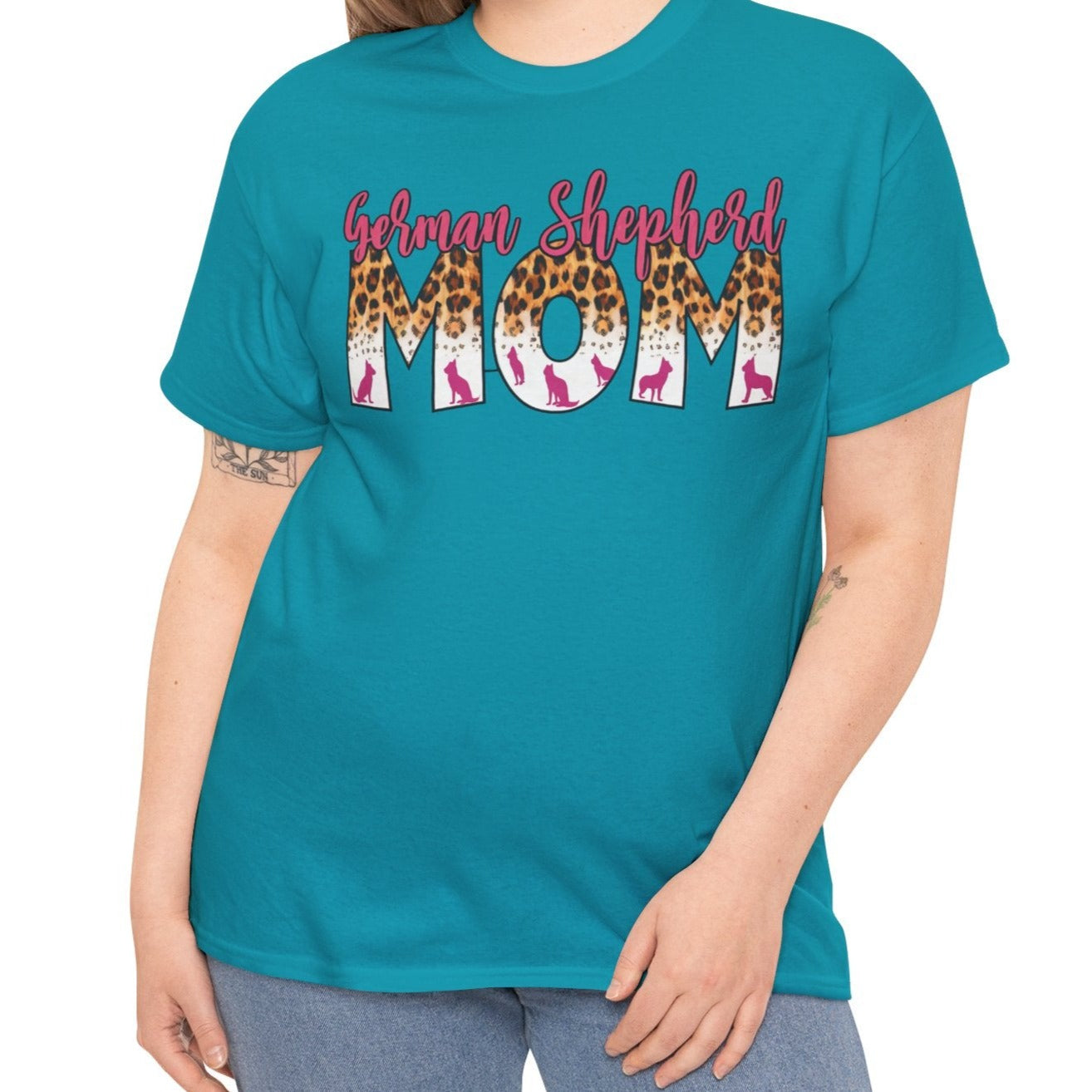 German Shepherd Mom | Cotton Tee - Kim’s Signature Beauty & Accessories    