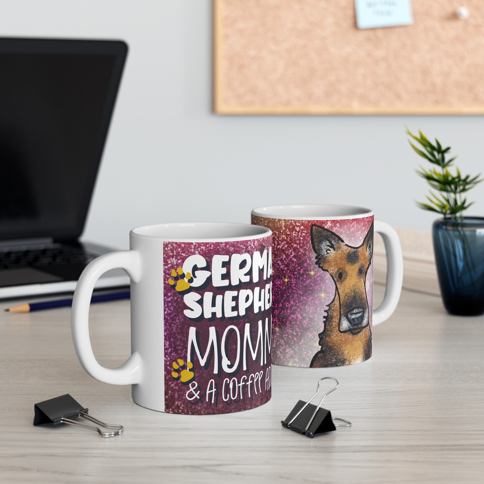 German Shepherd Mommy Mug 11oz - Kim’s Signature Beauty & Accessories    