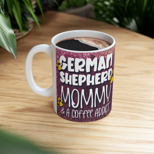 German Shepherd Mommy Mug 11oz - Kim’s Signature Beauty & Accessories    