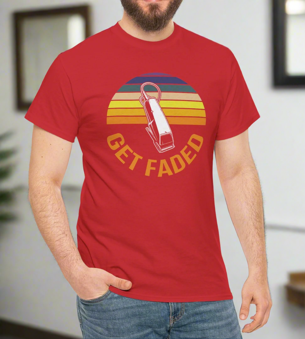 Get Faded Barber Clipper T-Shirt for Barbers & Stylists - Kim’s Signature Beauty & Accessories    