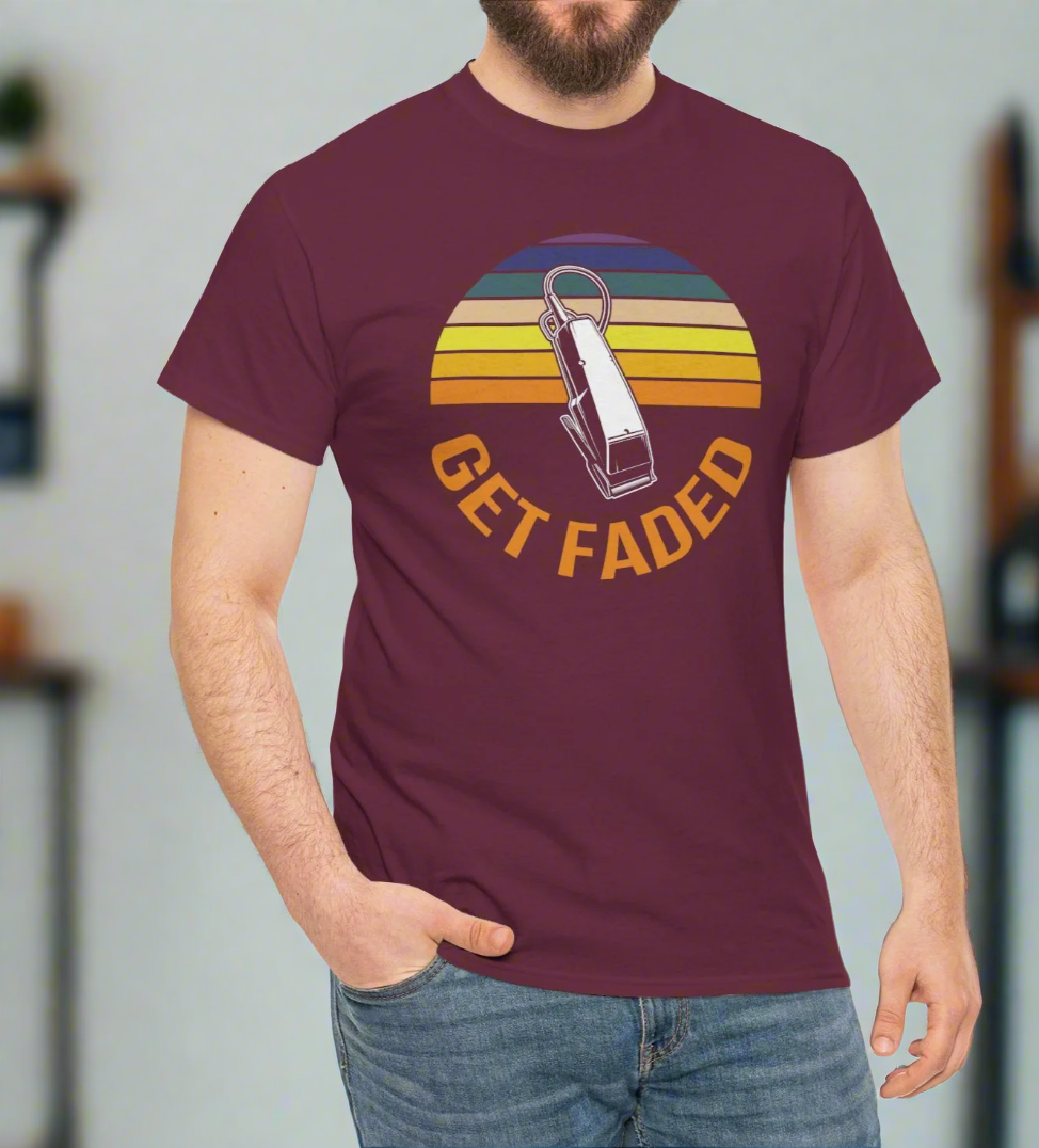 Get Faded Barber Clipper T-Shirt for Barbers & Stylists - Kim’s Signature Beauty & Accessories    