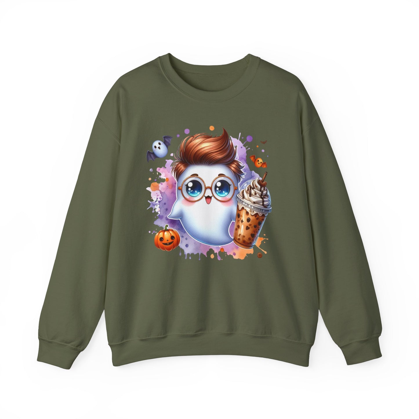 Ghost, Latte and Pumpkin Sweatshirt - Kim’s Signature Beauty & Accessories    