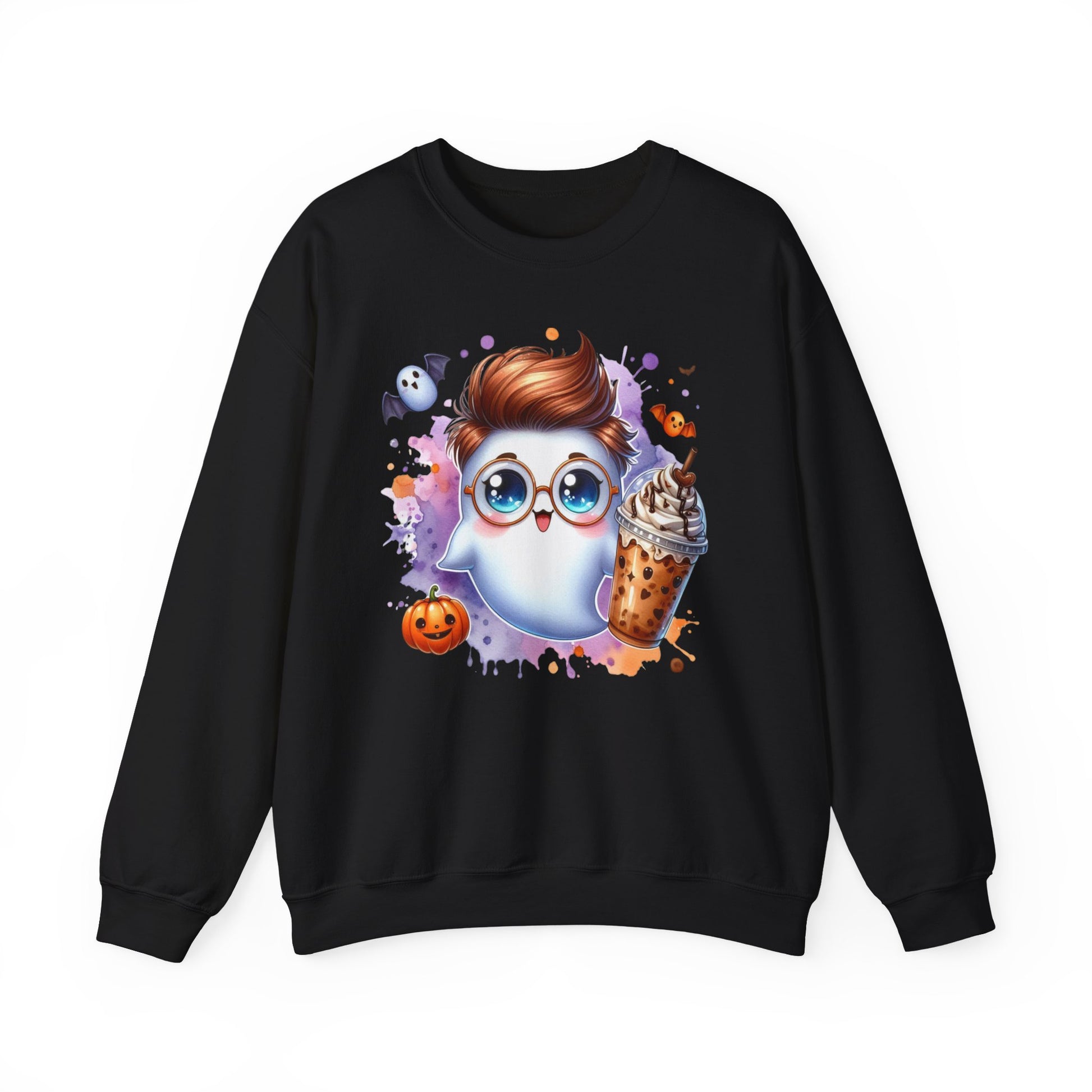 Ghost, Latte and Pumpkin Sweatshirt - Kim’s Signature Beauty & Accessories    