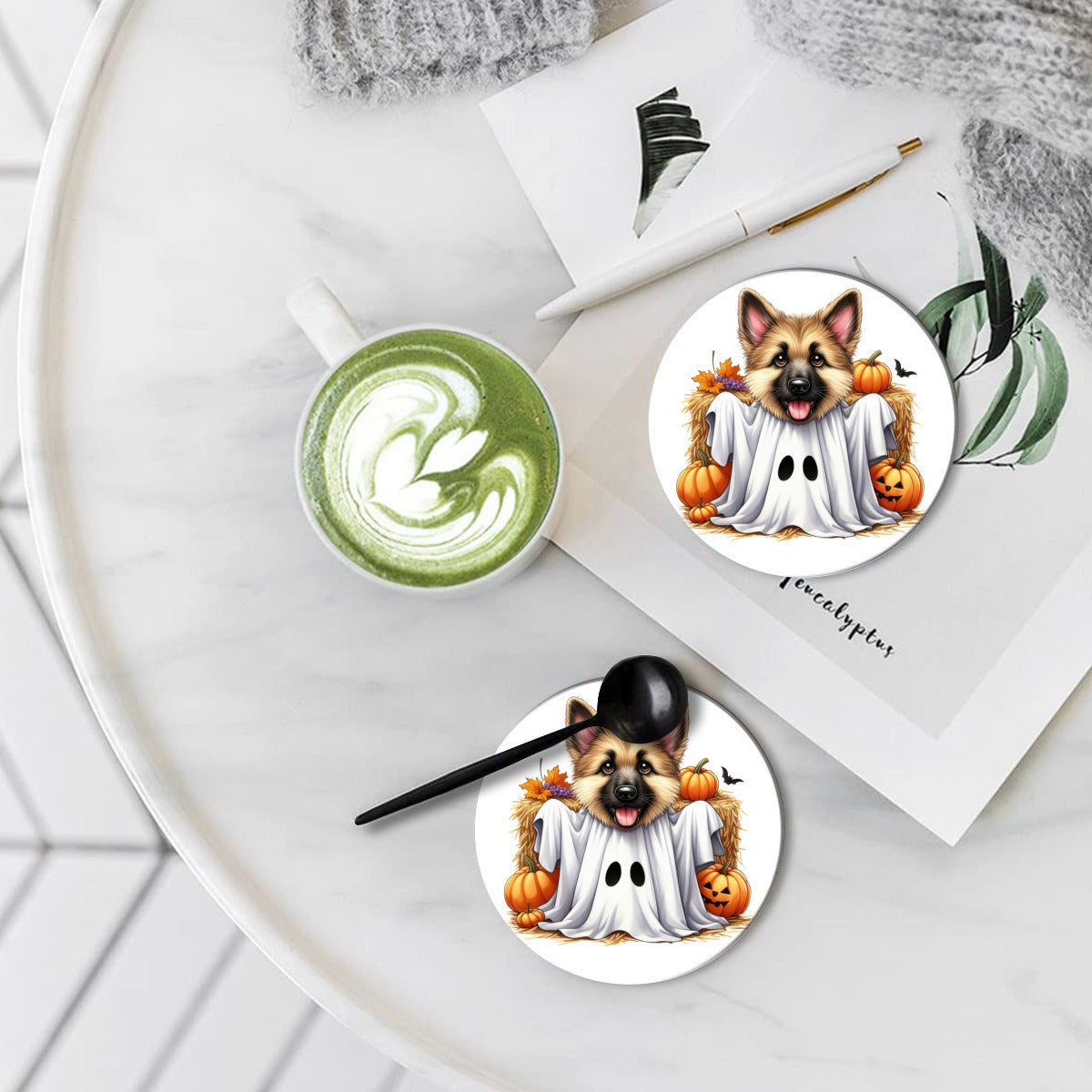 Ghost Pup Coaster - Kim’s Signature Beauty & Accessories    