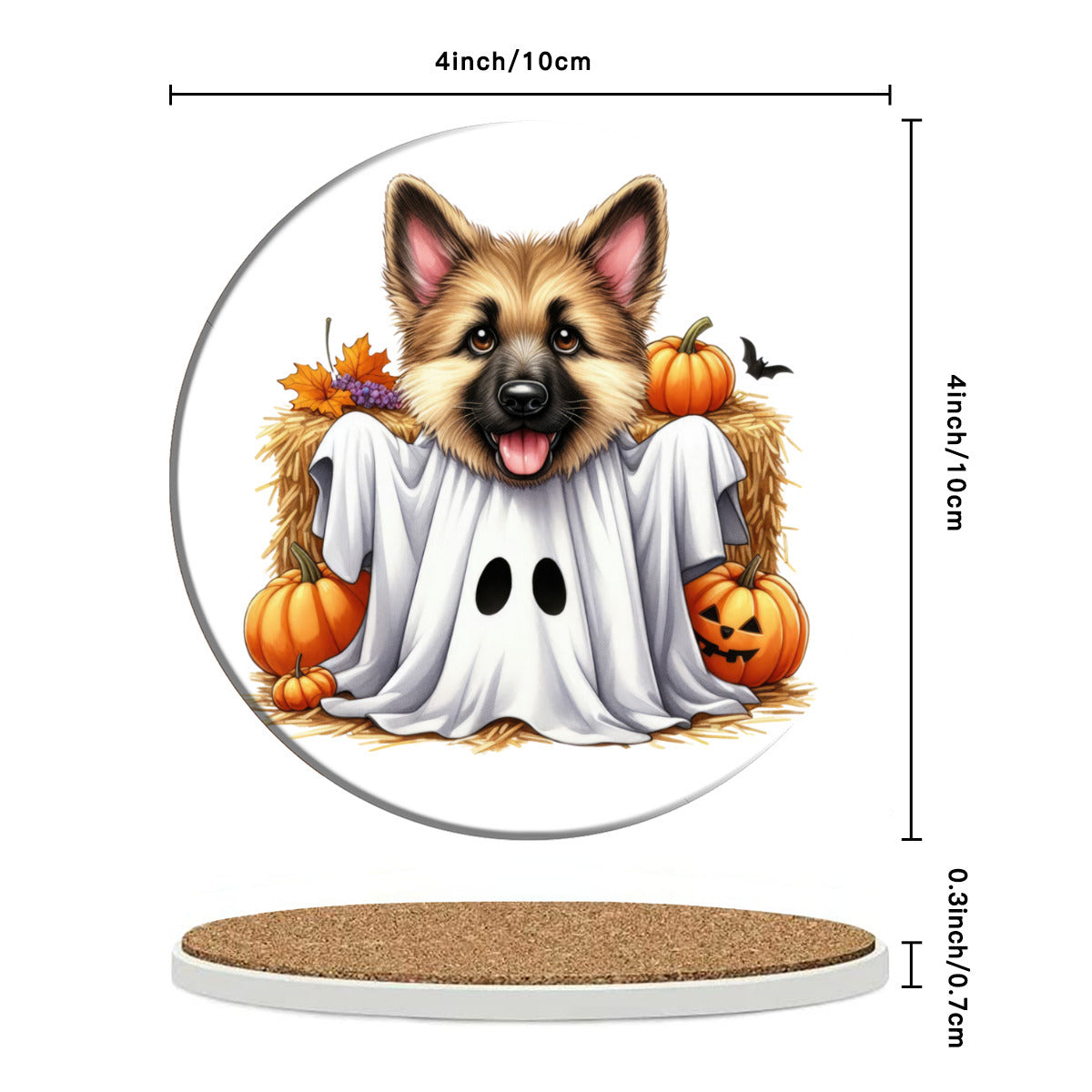 Ghost Pup Coaster - Kim’s Signature Beauty & Accessories    