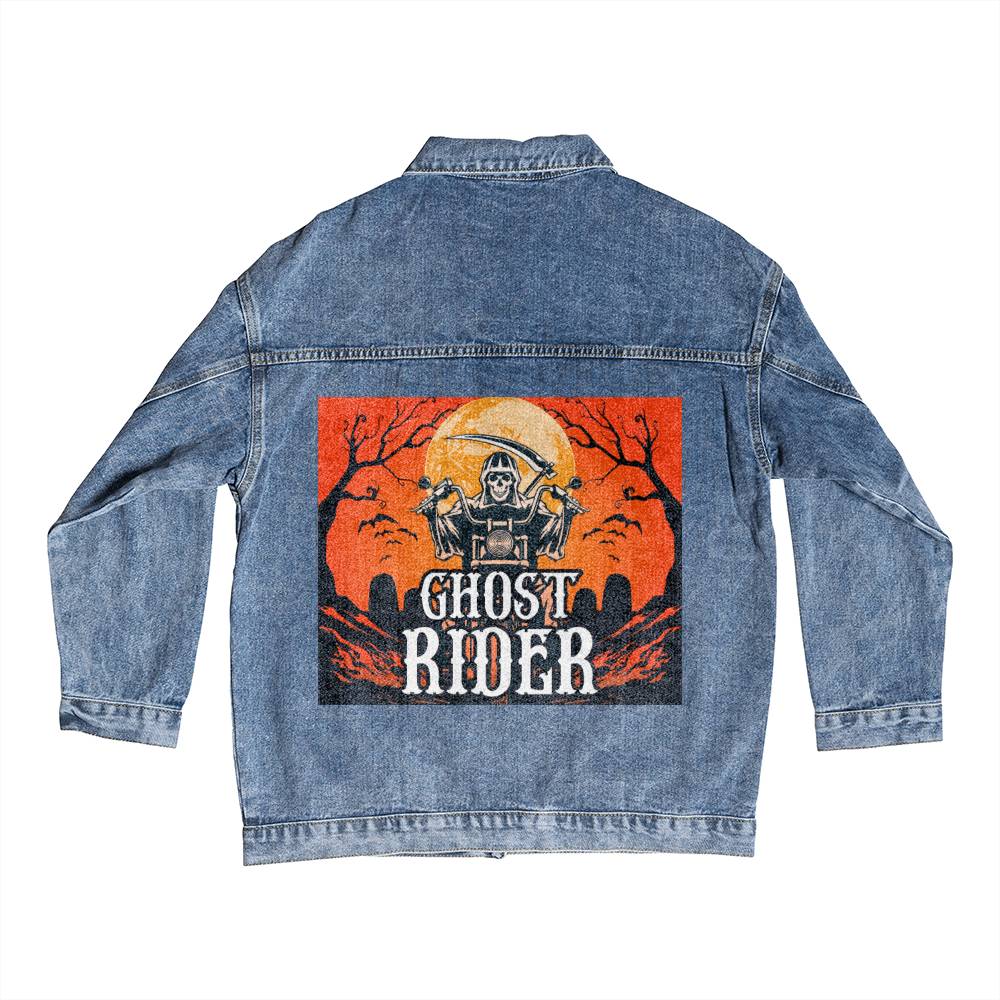 Ghost Rider | Jean Jacket - Kim’s Signature Beauty & Accessories    