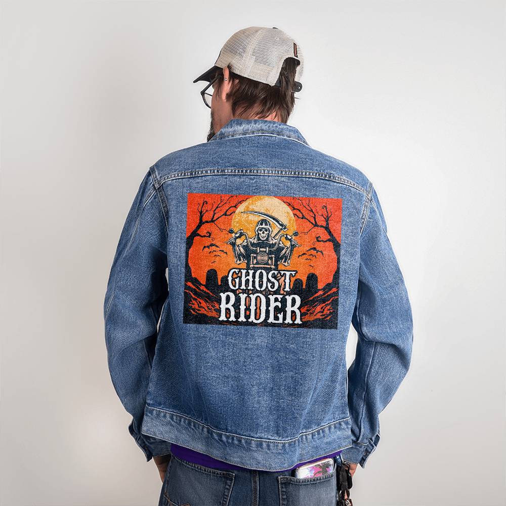 Ghost Rider | Jean Jacket - Kim’s Signature Beauty & Accessories    