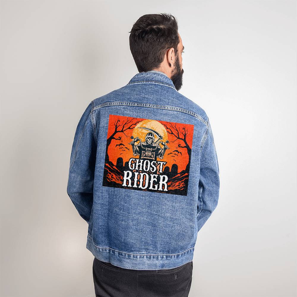 Ghost Rider | Jean Jacket - Kim’s Signature Beauty & Accessories    