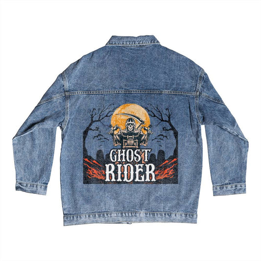 Ghost Rider V2 | Jean Jacket - Kim’s Signature Beauty & Accessories    