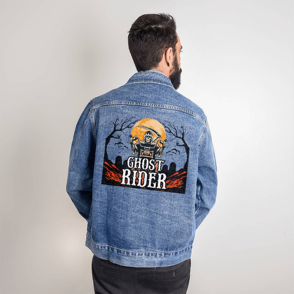 Ghost Rider V2 | Jean Jacket - Kim’s Signature Beauty & Accessories    