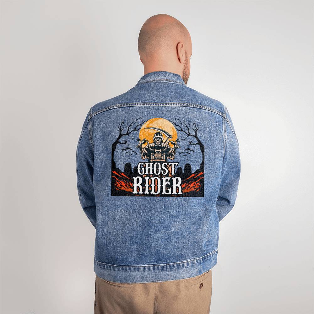 Ghost Rider V2 | Jean Jacket - Kim’s Signature Beauty & Accessories    