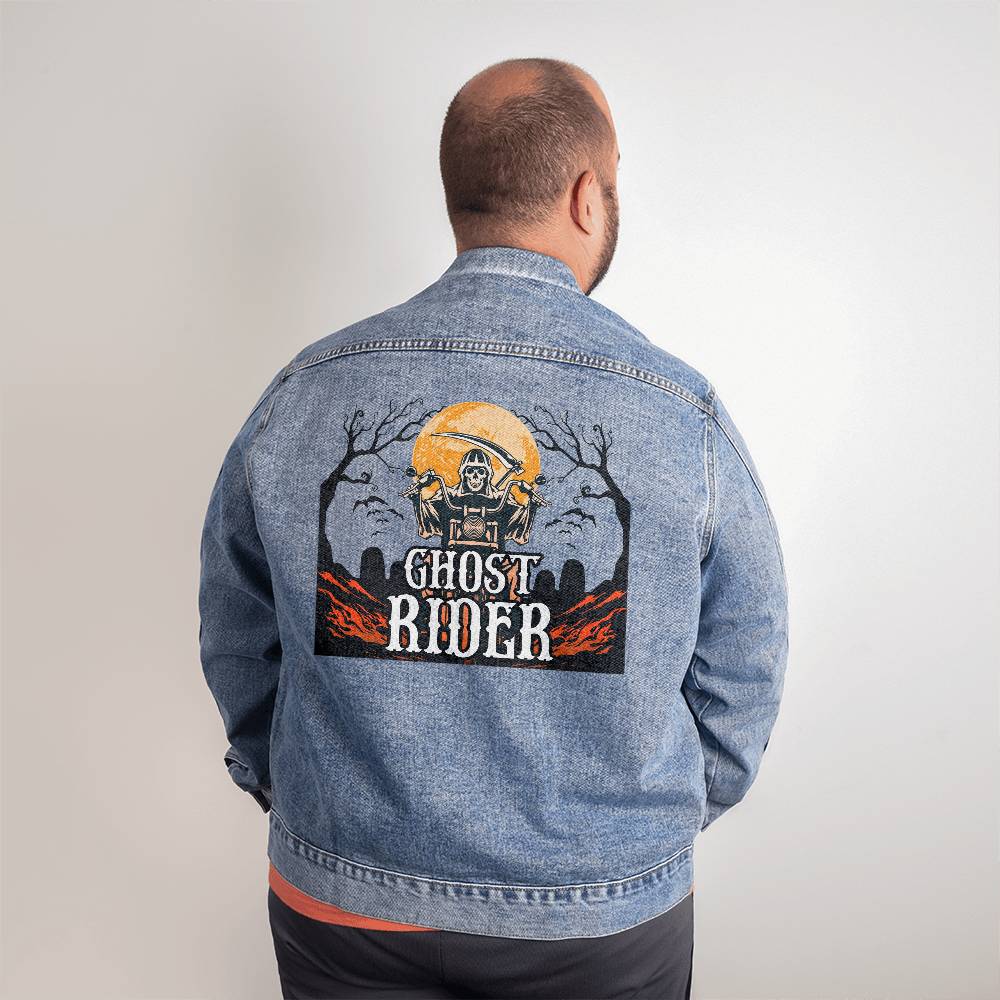 Ghost Rider V2 | Jean Jacket - Kim’s Signature Beauty & Accessories    