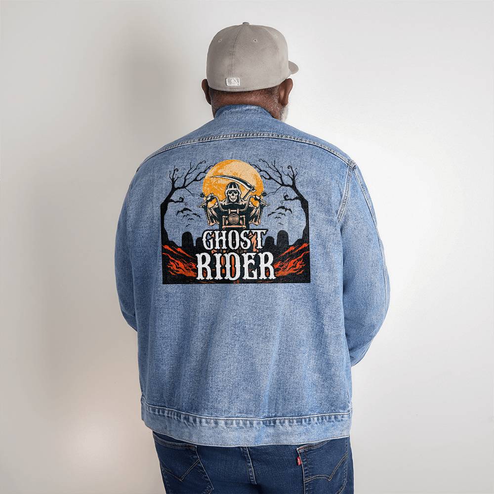 Ghost Rider V2 | Jean Jacket - Kim’s Signature Beauty & Accessories    