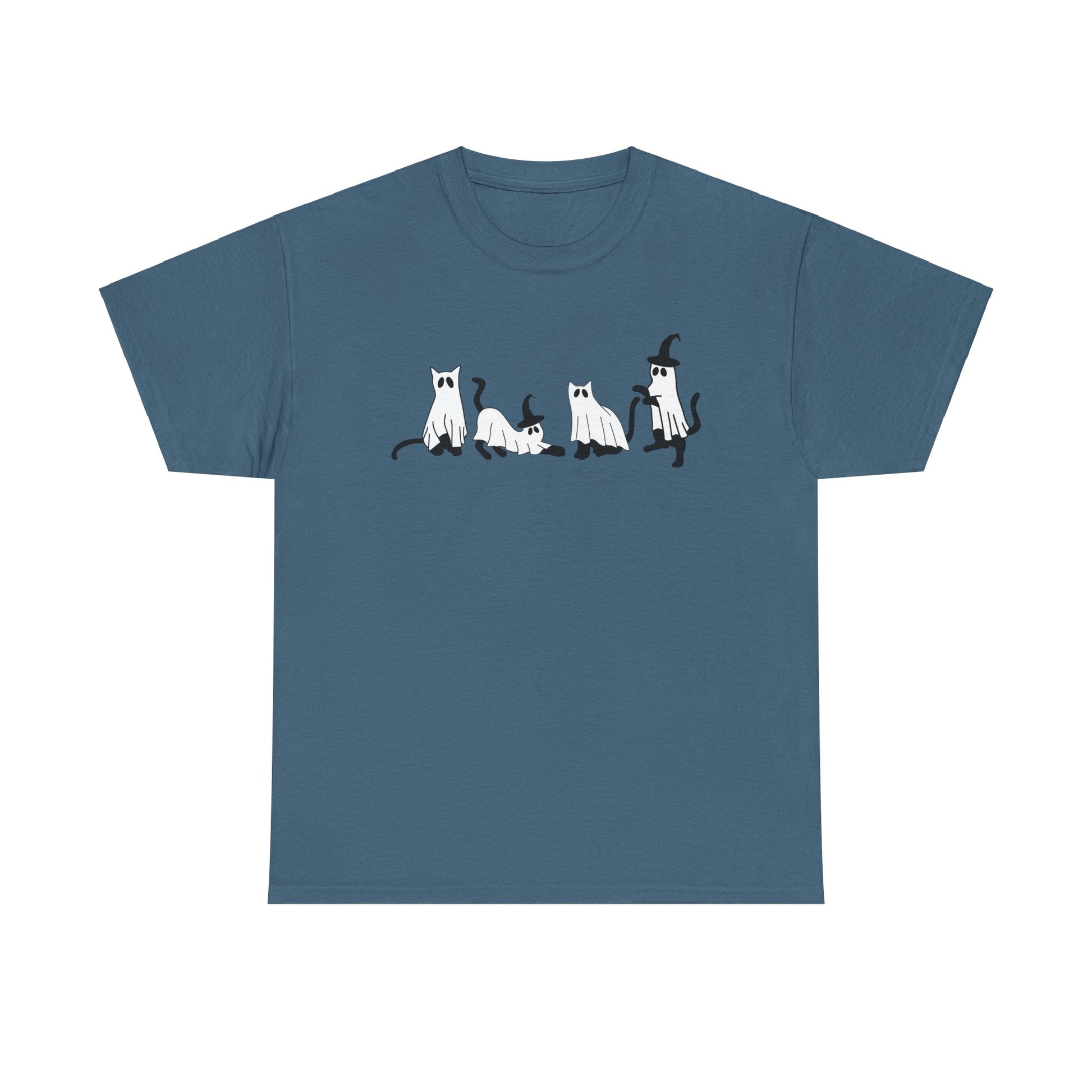 Ghostly Cats & Witch Hats Tee - Kim’s Signature Beauty & Accessories    