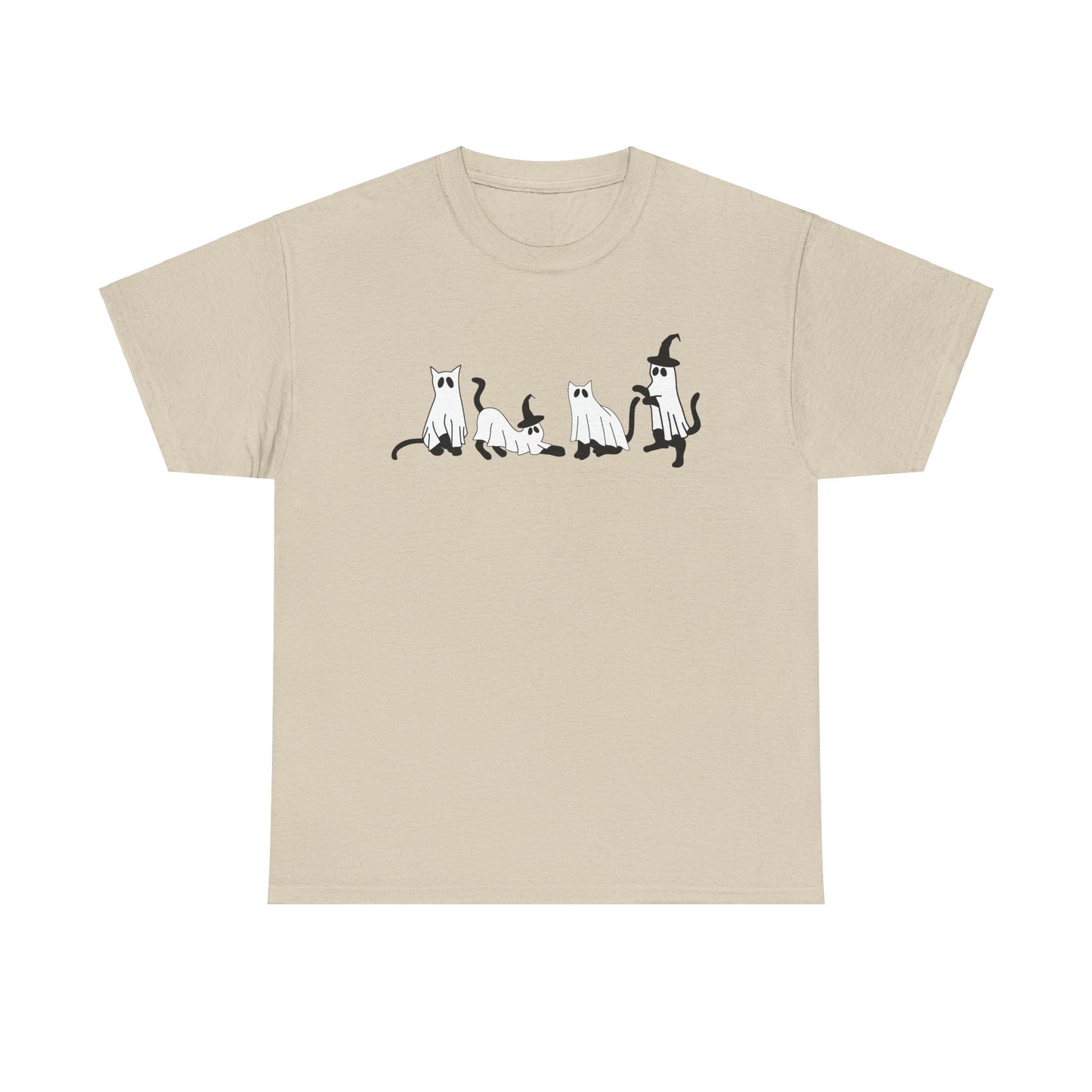 Ghostly Cats & Witch Hats Tee - Kim’s Signature Beauty & Accessories    