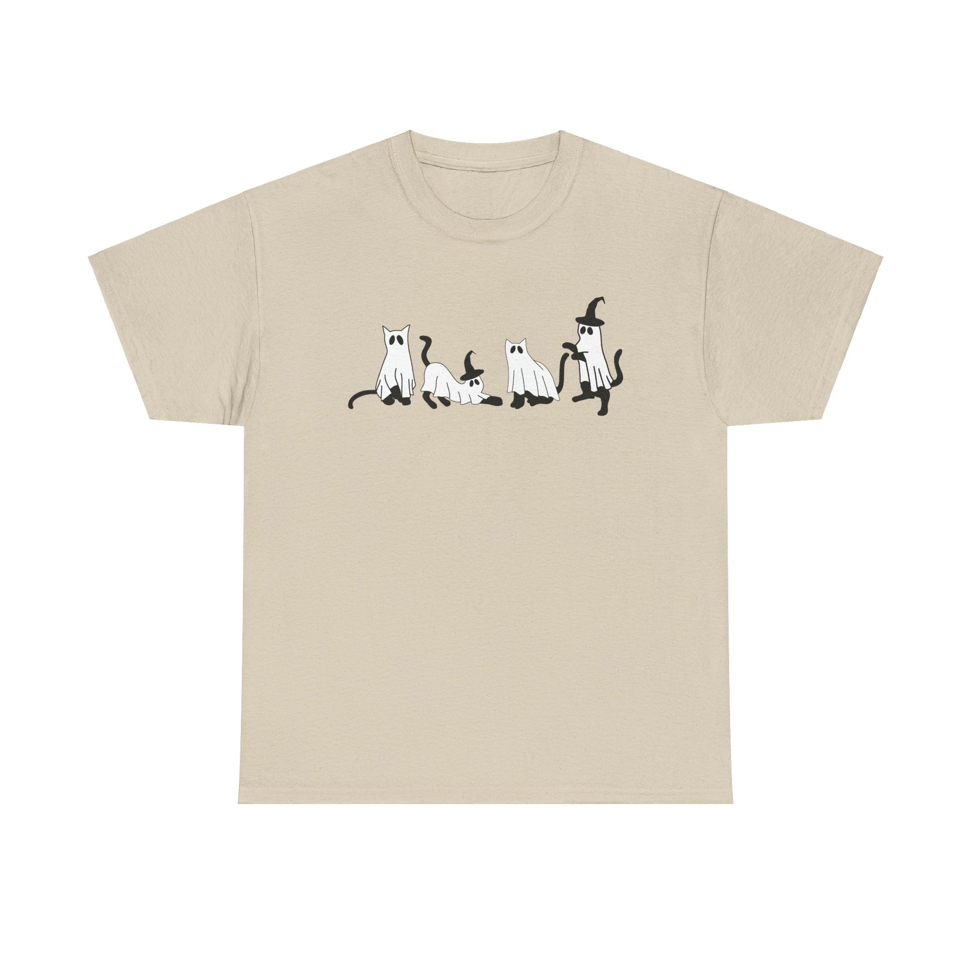 Ghostly Cats & Witch Hats Tee - Kim’s Signature Beauty & Accessories    
